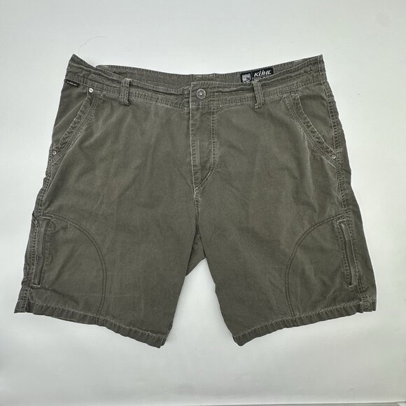 Kuhl Ramblr Shorts Men's Size 38 Vintage Patina Dye 10" Cargo Utility Outdoor - Picture 1 of 9